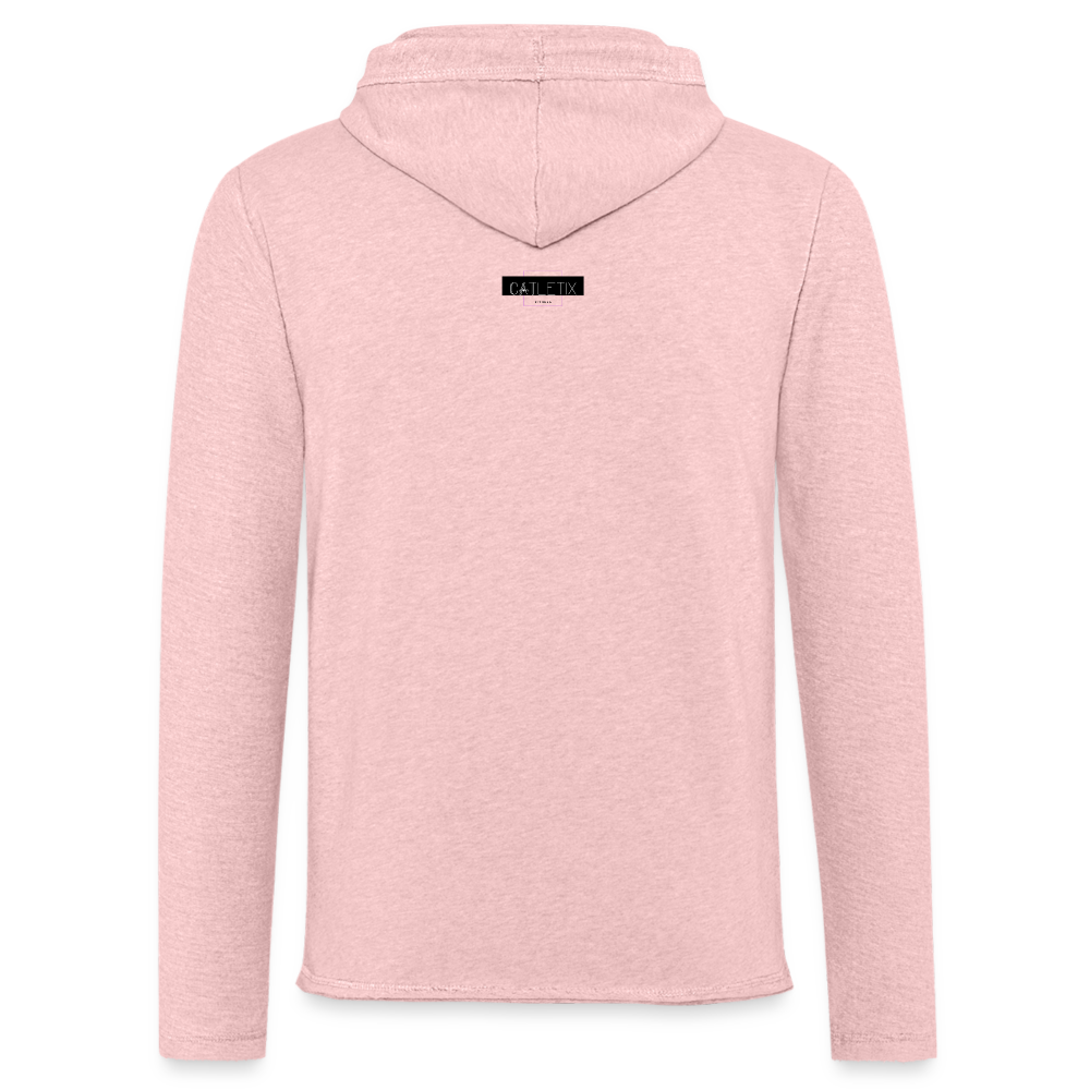 CATletix Thick Thighs Hoodie - cream heather pink