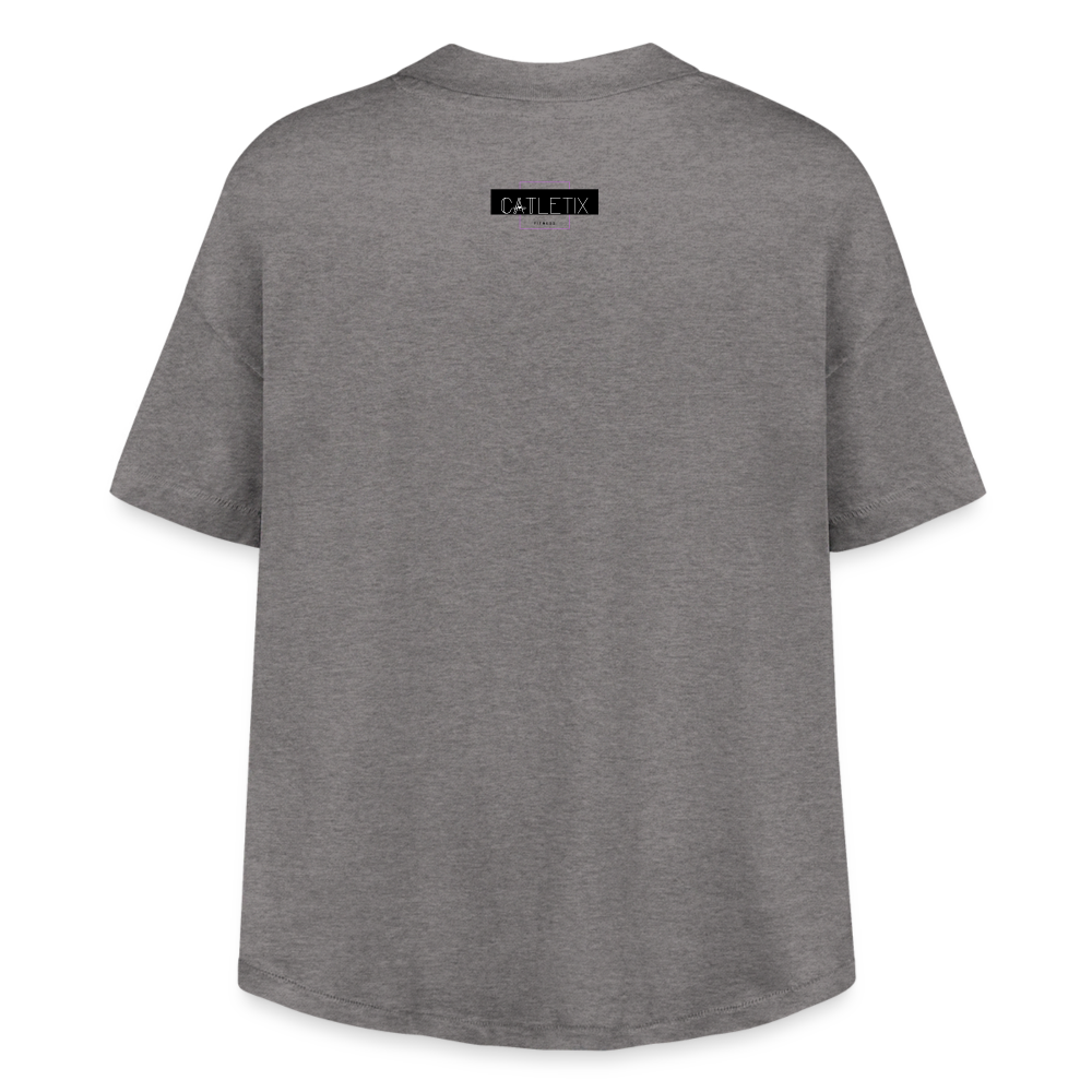 CATletix Thick And Tired Tee - granite heather 