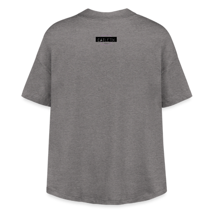 CATletix Thick And Tired Tee - granite heather 