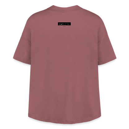 CATletix Thick And Tired Tee - dusty pink