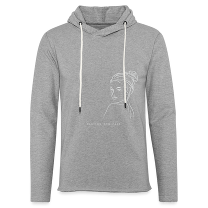 CATletix Resting Gym Face Hoodie - heather gray