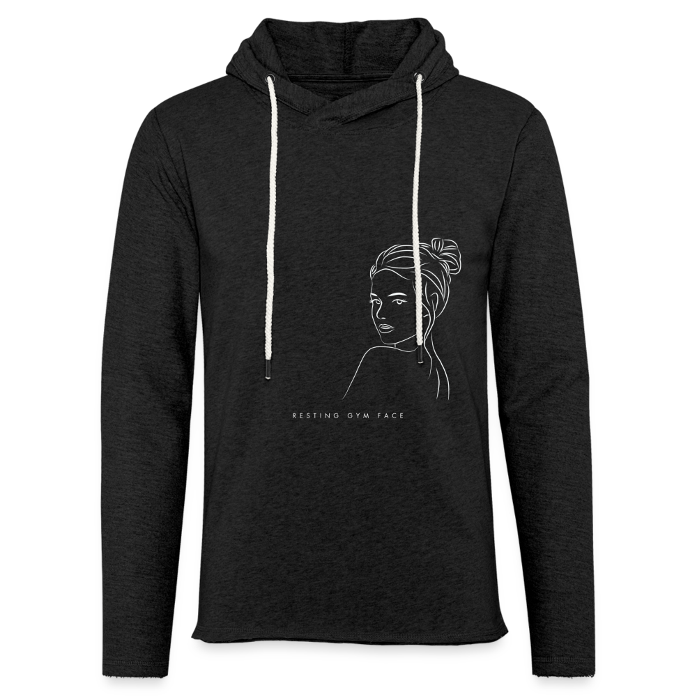 CATletix Resting Gym Face Hoodie - charcoal grey