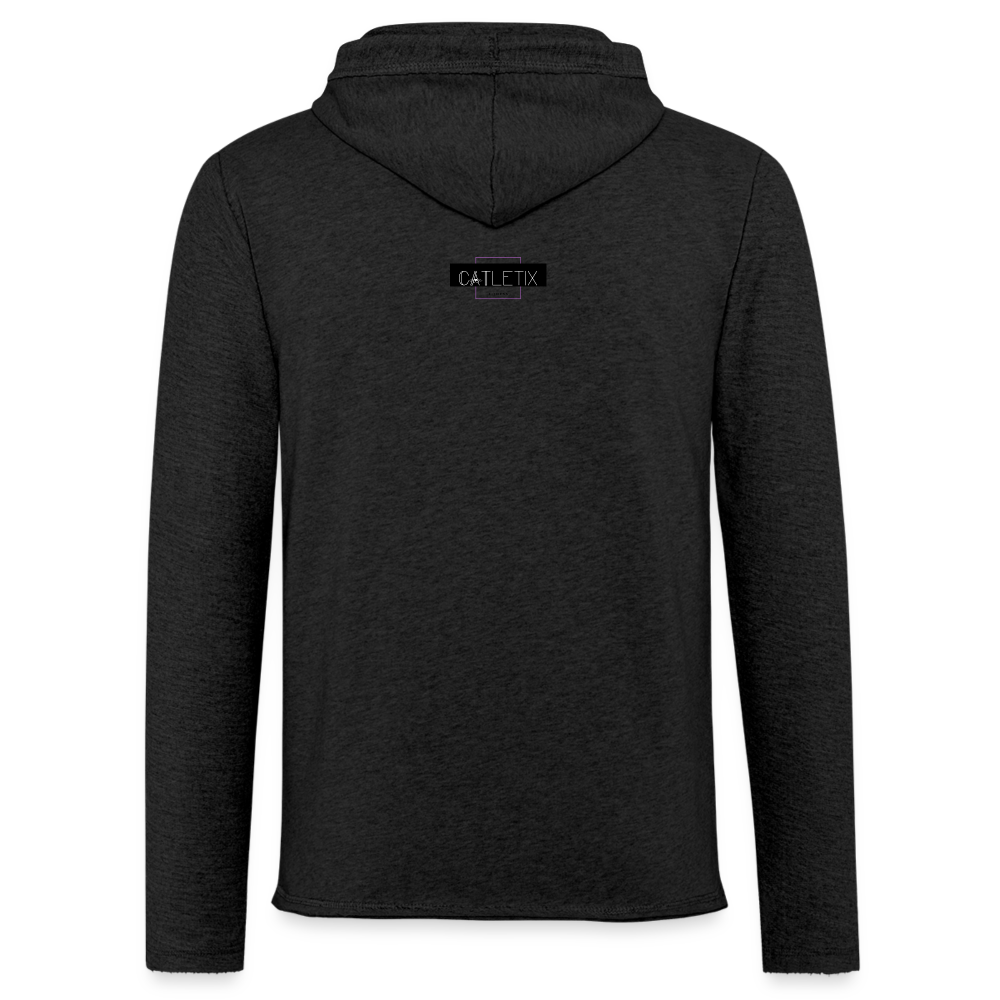 CATletix Resting Gym Face Hoodie - charcoal grey