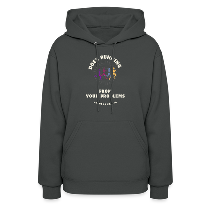 CATletix Running From Your Problems Hoodie - asphalt