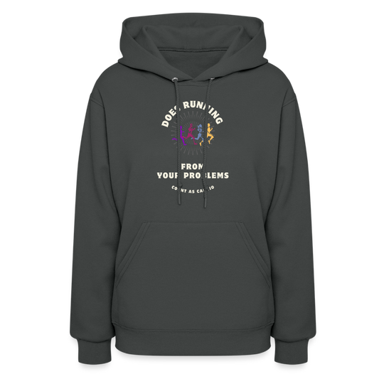 CATletix Running From Your Problems Hoodie - asphalt