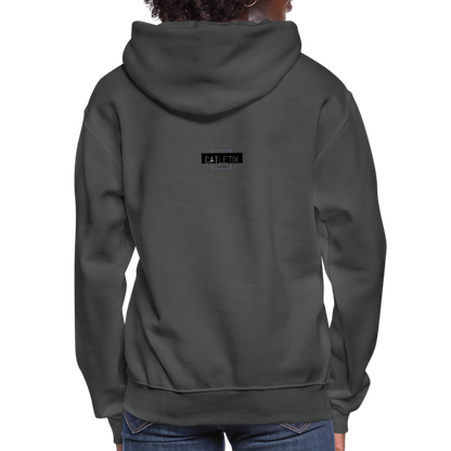 CATletix Running From Your Problems Hoodie - asphalt