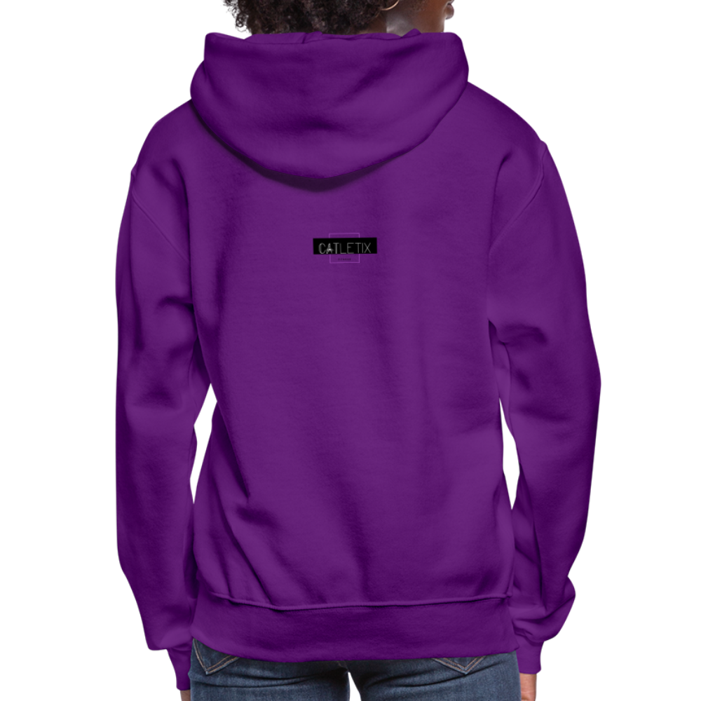 CATletix Running From Your Problems Hoodie - purple