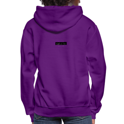 CATletix Running From Your Problems Hoodie - purple