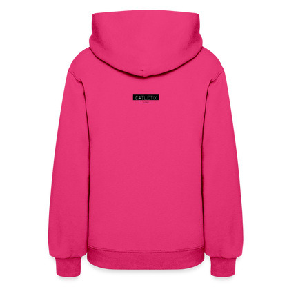 CATletix Running From Your Problems Hoodie - fuchsia