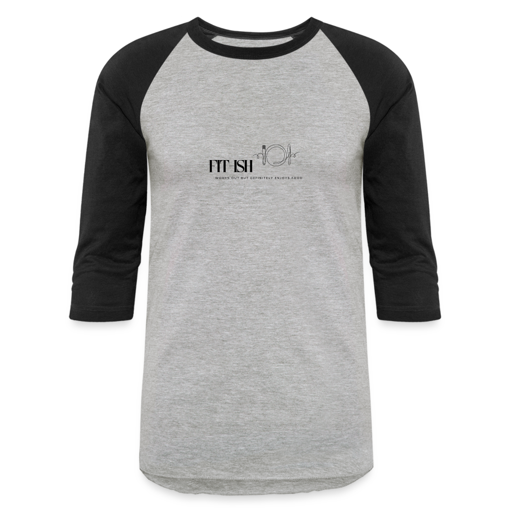 CATletix Fitish Baseball Tee - heather gray/black