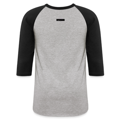 CATletix Fitish Baseball Tee - heather gray/black