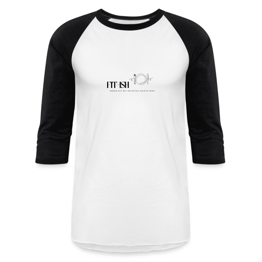 CATletix Fitish Baseball Tee - white/black