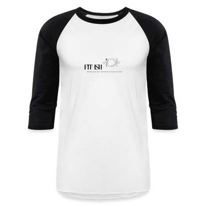 CATletix Fitish Baseball Tee - white/black