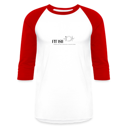 CATletix Fitish Baseball Tee - white/red