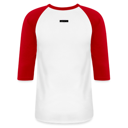 CATletix Fitish Baseball Tee - white/red