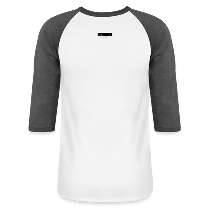 CATletix Fitish Baseball Tee - white/charcoal