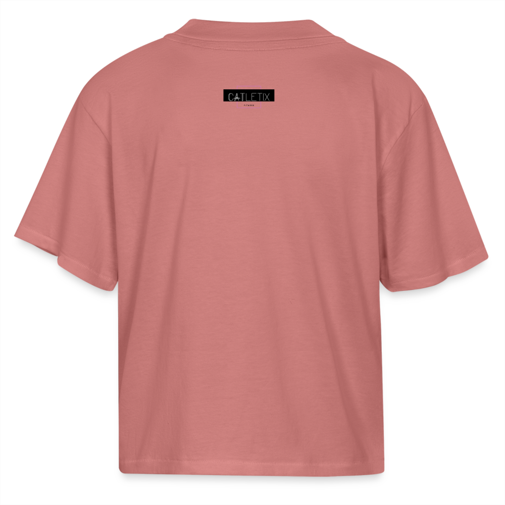 CATletix More Chances Boxy Tee - mauve