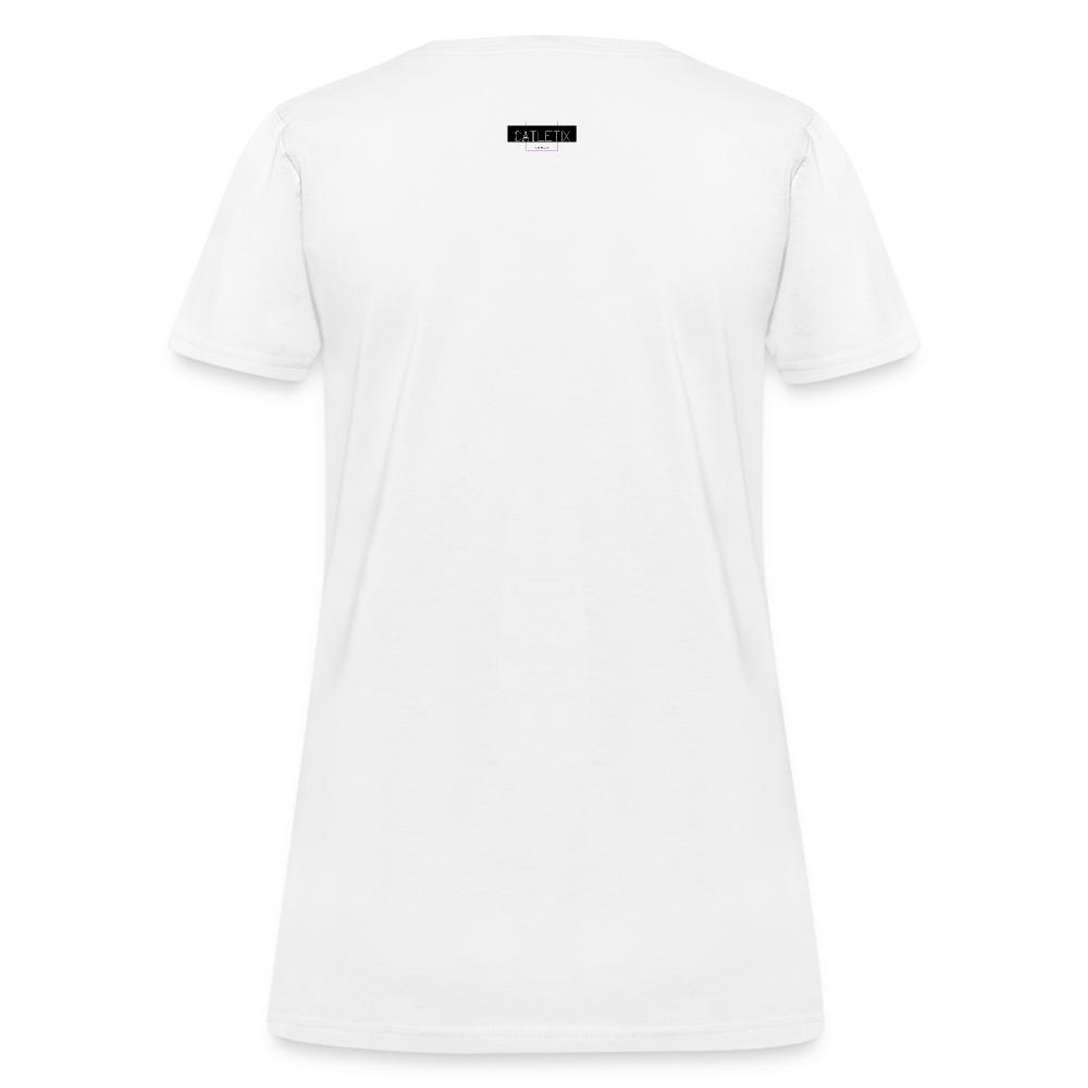 CATletix™ Cat Yoga Women's T-Shirt - white