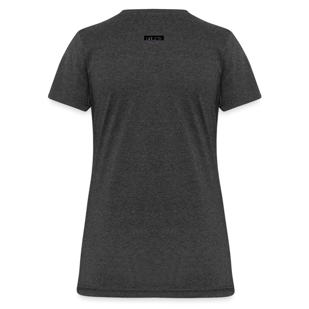 CATletix™ Cat Yoga Women's T-Shirt - heather black