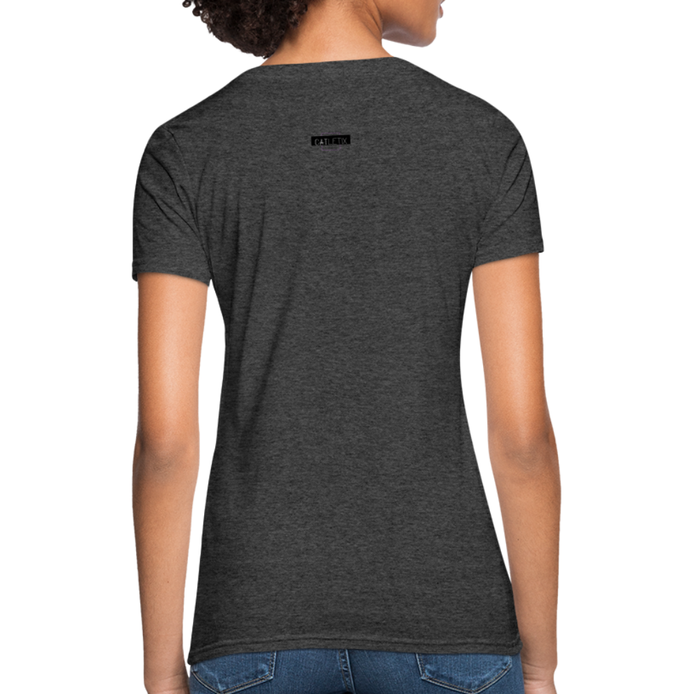 CATletix™ Cat Yoga Women's T-Shirt - heather black