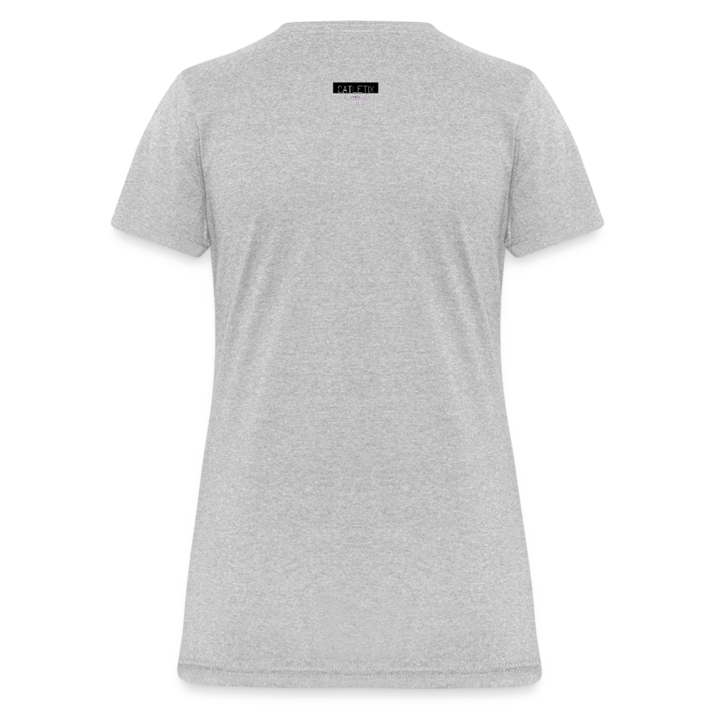 CATletix™ Cat Yoga Women's T-Shirt - heather gray