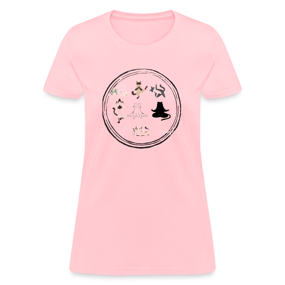 CATletix™ Cat Yoga Women's T-Shirt - pink