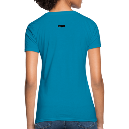 CATletix™ Cat Yoga Women's T-Shirt - turquoise