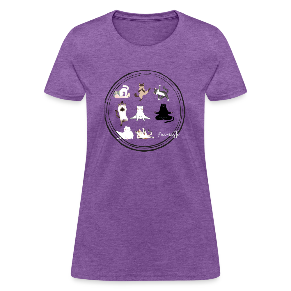 CATletix™ Cat Yoga Women's T-Shirt - purple heather