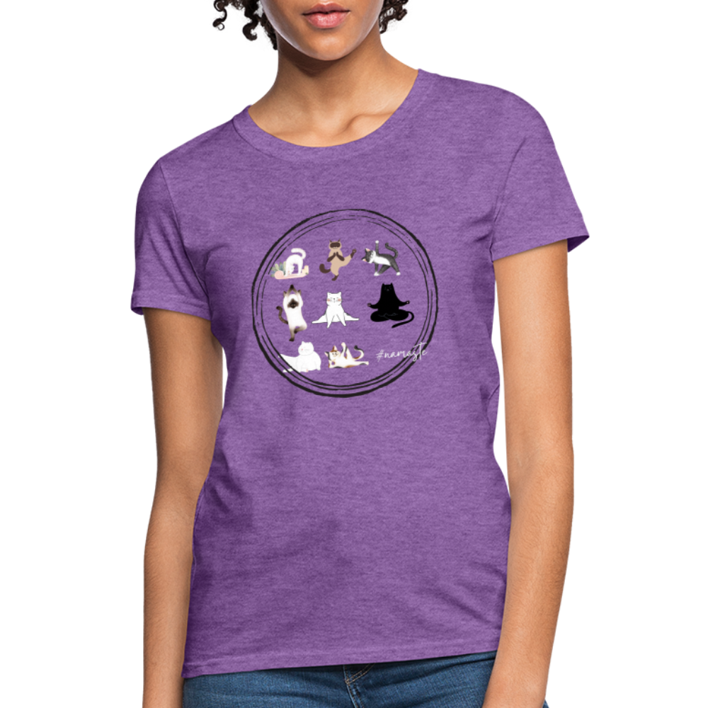 CATletix™ Cat Yoga Women's T-Shirt - purple heather