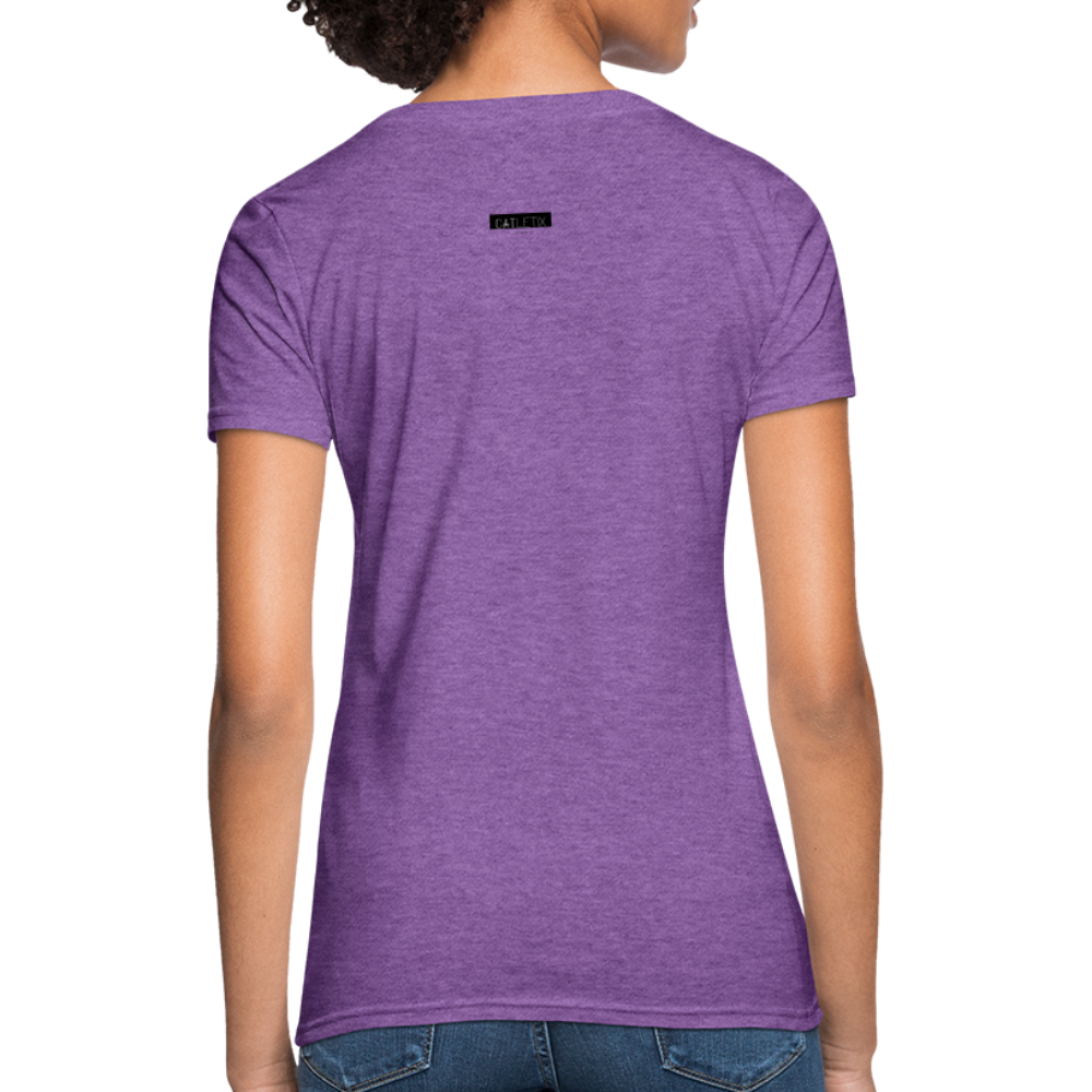 CATletix™ Cat Yoga Women's T-Shirt - purple heather