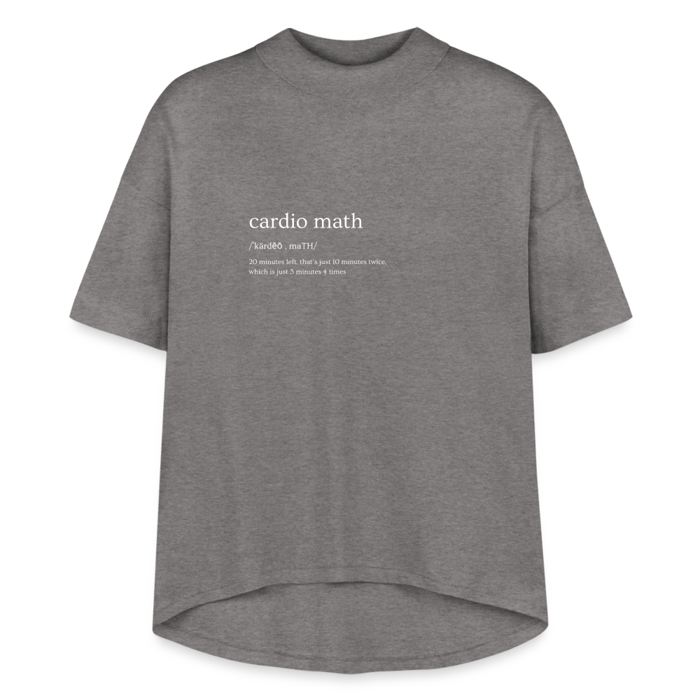 CATletix Cardio Math Tee - granite heather 