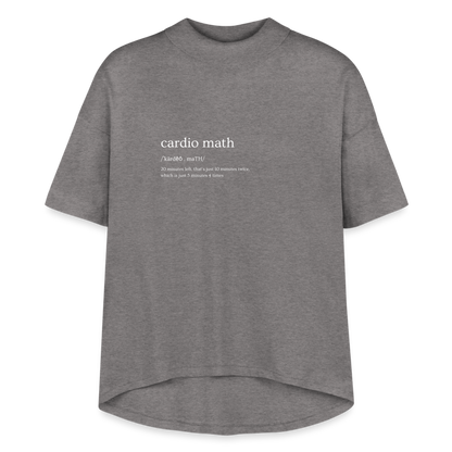 CATletix Cardio Math Tee - granite heather 