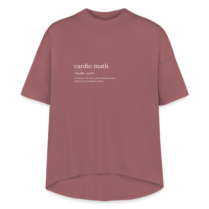 CATletix Cardio Math Tee - dusty pink