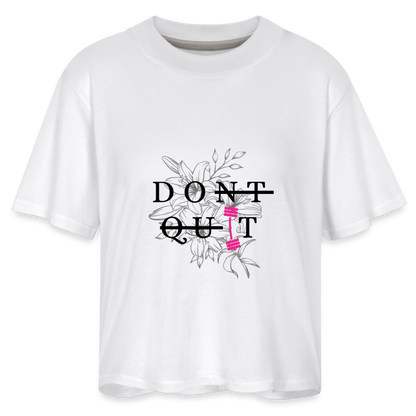 By CATletix™ Dont Quit Tee - white