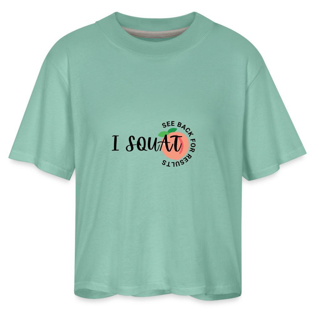 I Squat Tee - saltwater