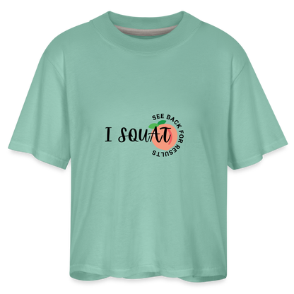 I Squat Tee - saltwater