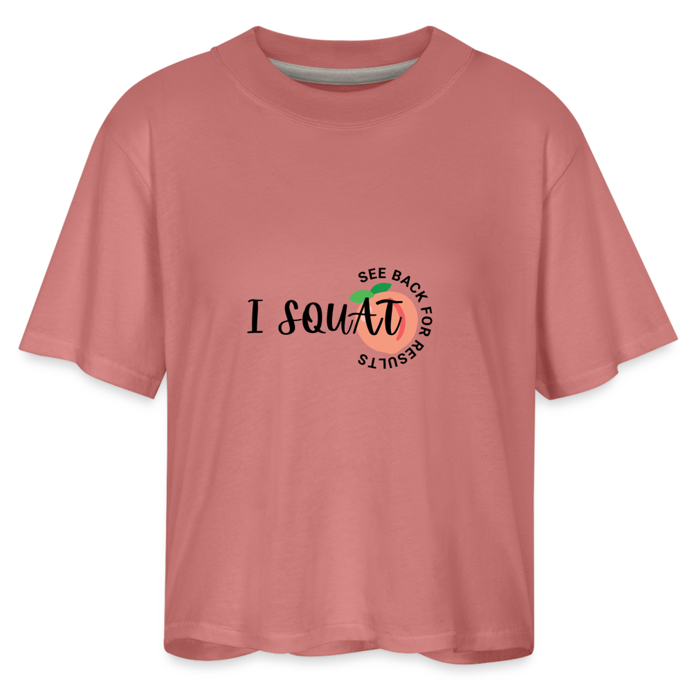 I Squat Tee - mauve