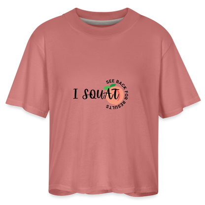 I Squat Tee - mauve